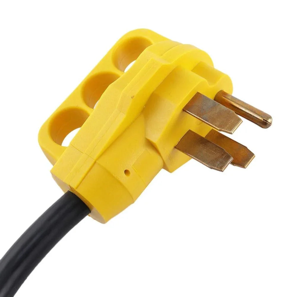 Auxbeam 50 Amp Male to 30 Amp Female Adapter RV Electrical Converter Cord Cable