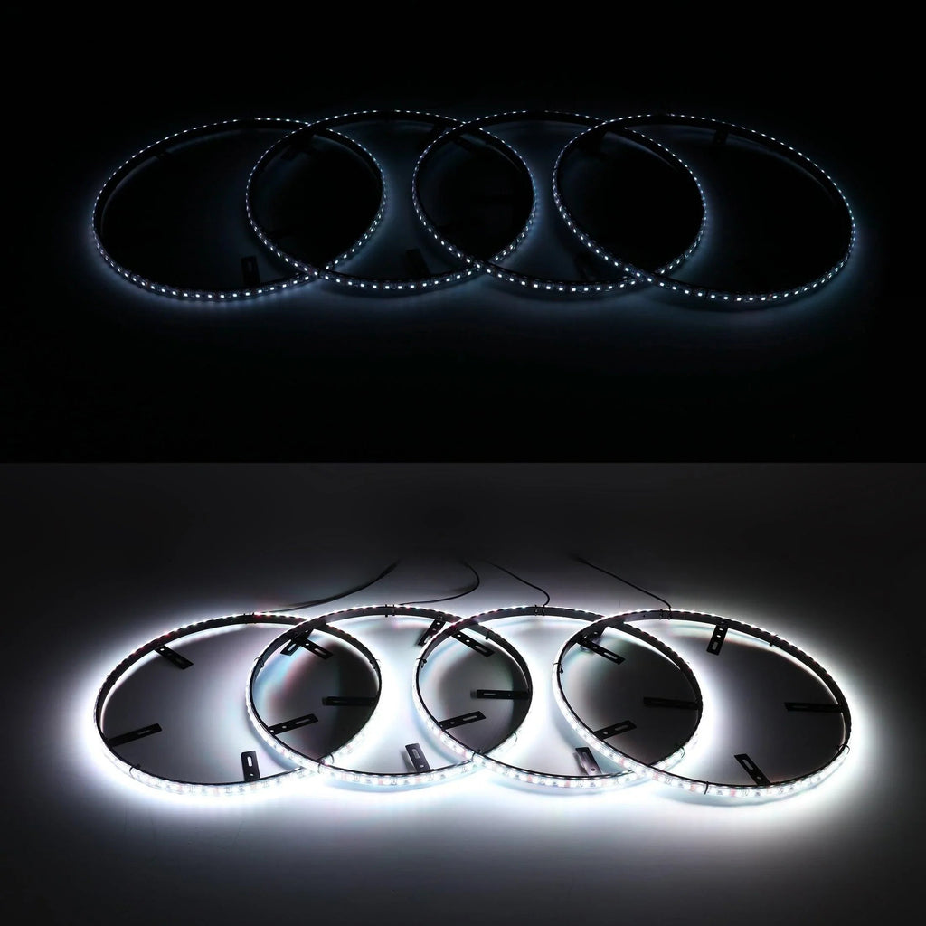 Auxbeam 15.5" RGB LED Wheel Ring Lights Magic Dream Color Neon Rim Light
