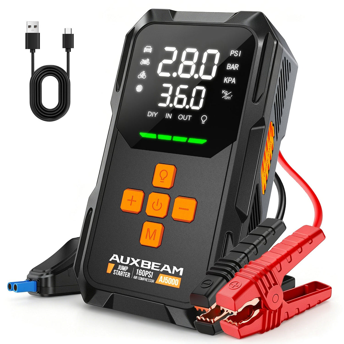 Auxbeam AJ5000 Series 59.2Wh Jump Starter