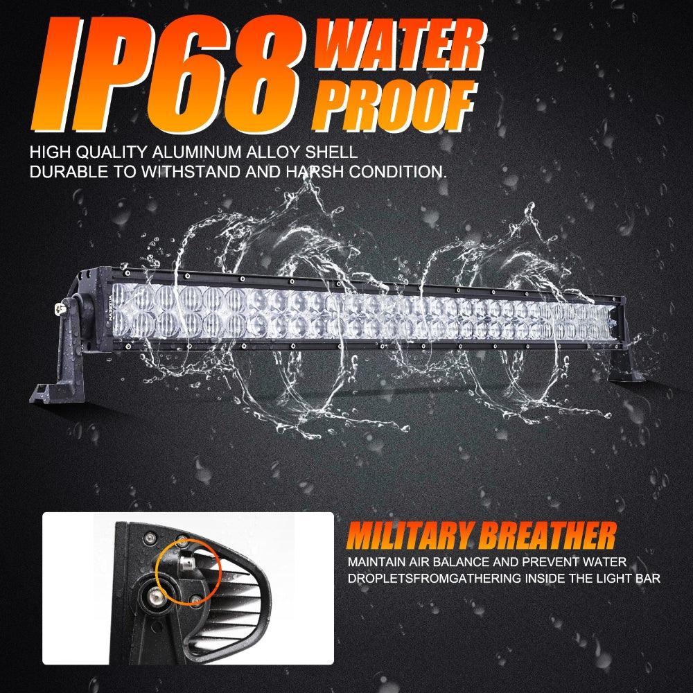 Auxbeam 42 Inch 5D Series Straight LED Light Bar for Ford Bronco 2/4 Door 2021
