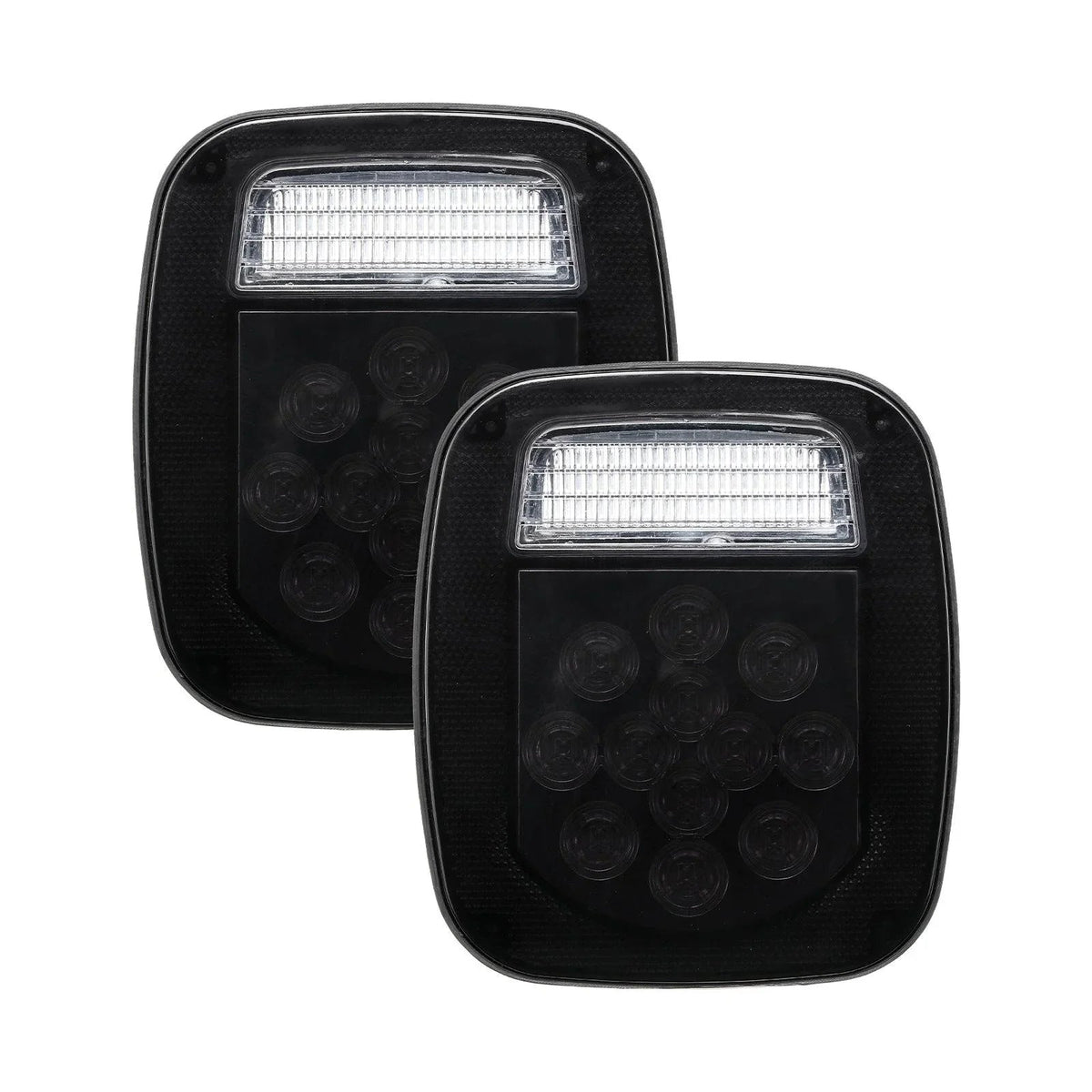 Auxbeam Universal Tail Lights for Wrangler YJ TJ CJ Truck Trailer Van Boat