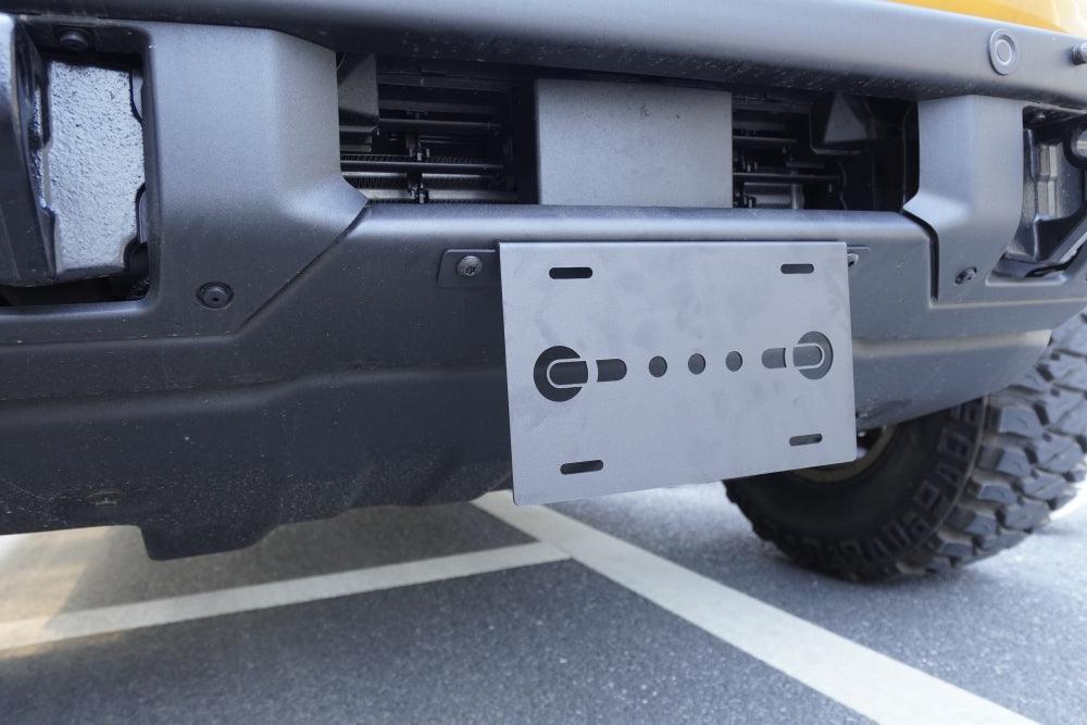 Auxbeam Front Bumper License Plate Mount Holder