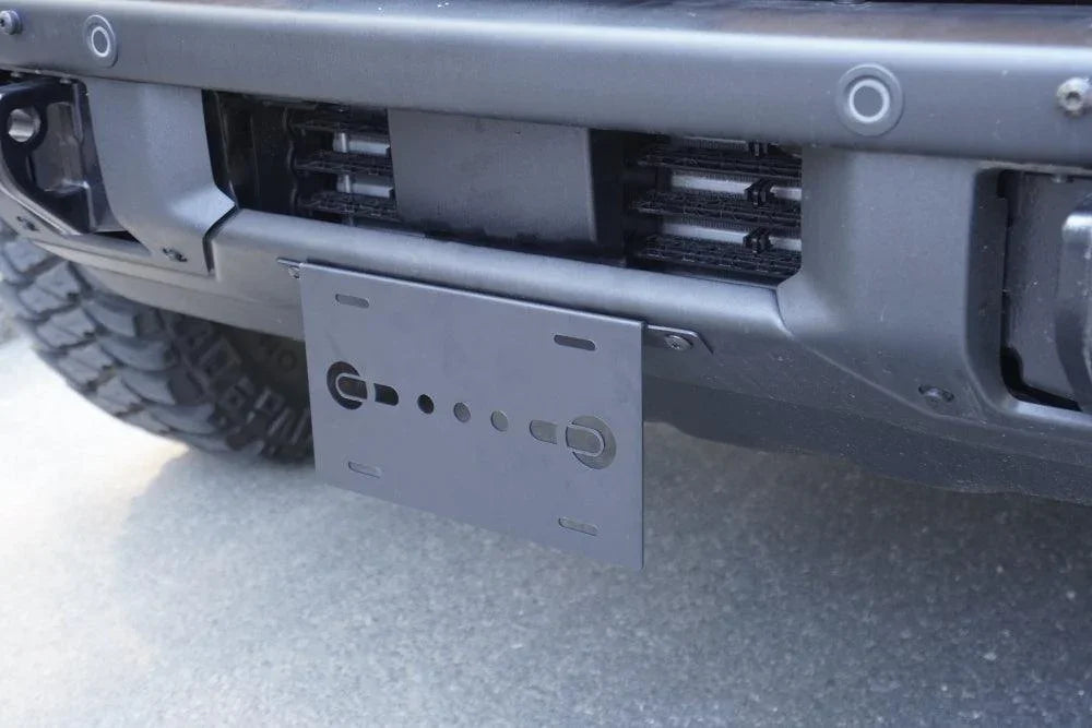 Auxbeam Front Bumper License Plate Mount Holder