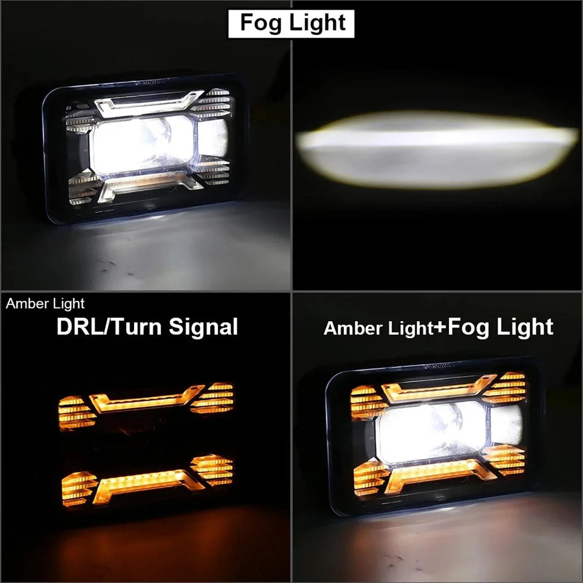 Auxbeam 60W LED Fog Lights with DRL/ Turn Signal for Ford F150 2015-2020