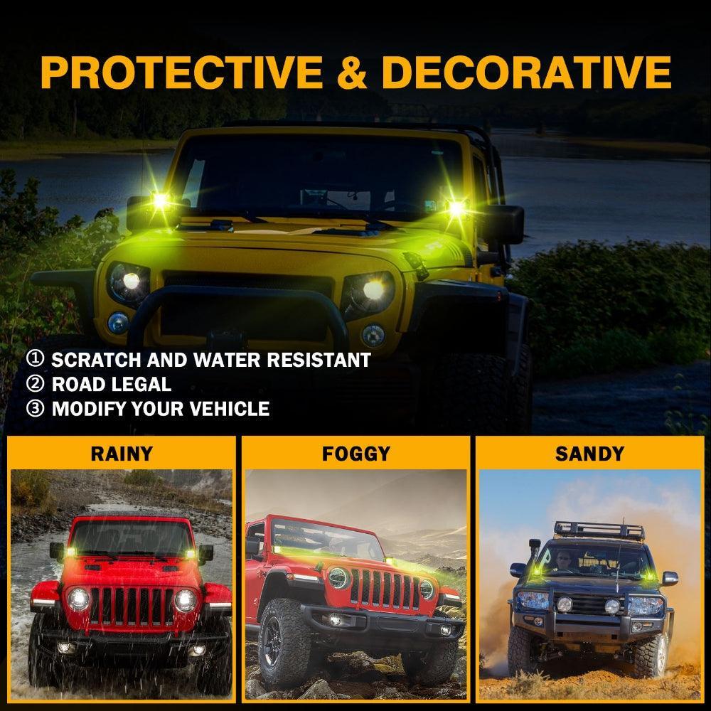 3 inch 40W LED Pod Lights With DRL for SUV ATV UTV Trucks Pickup Boat