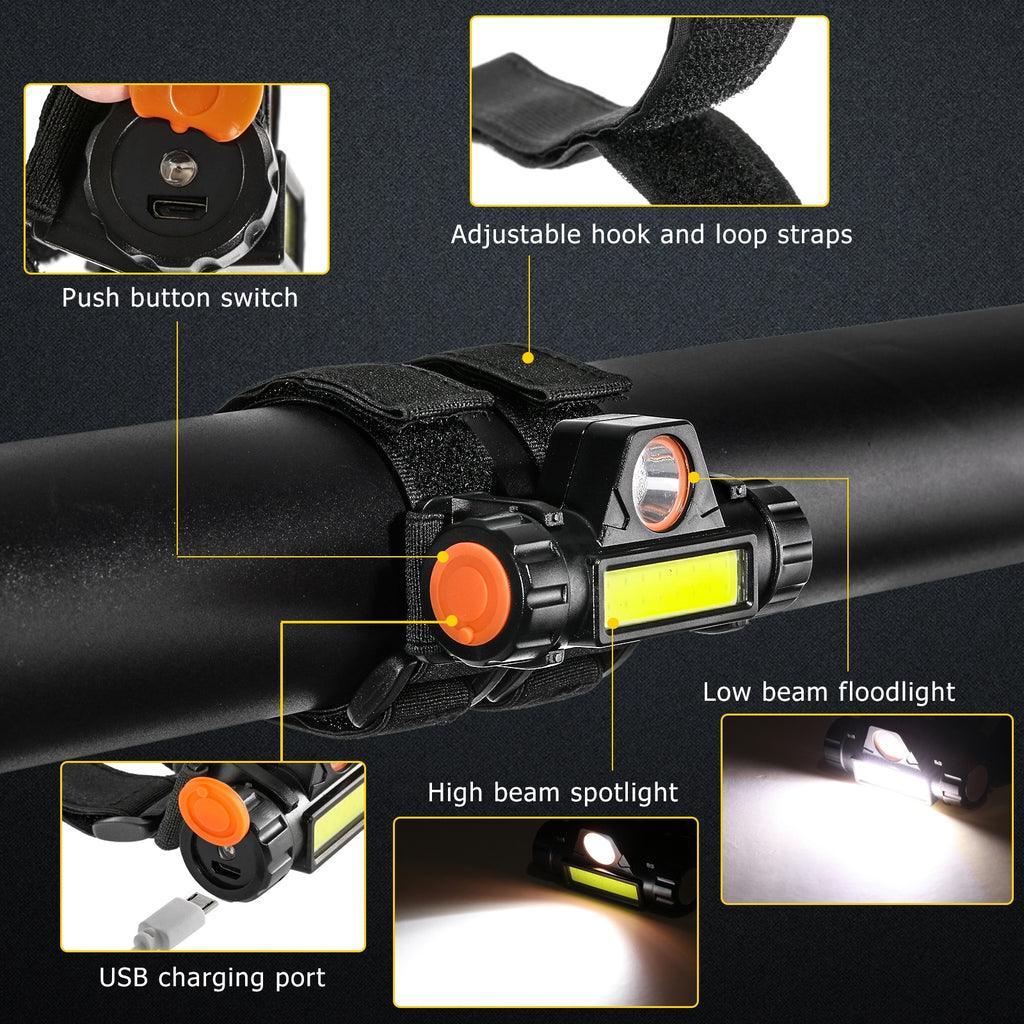 Auxbeam Dome Light UTV Interior Light Universal Roll Bar Cage Mount + RGB LED