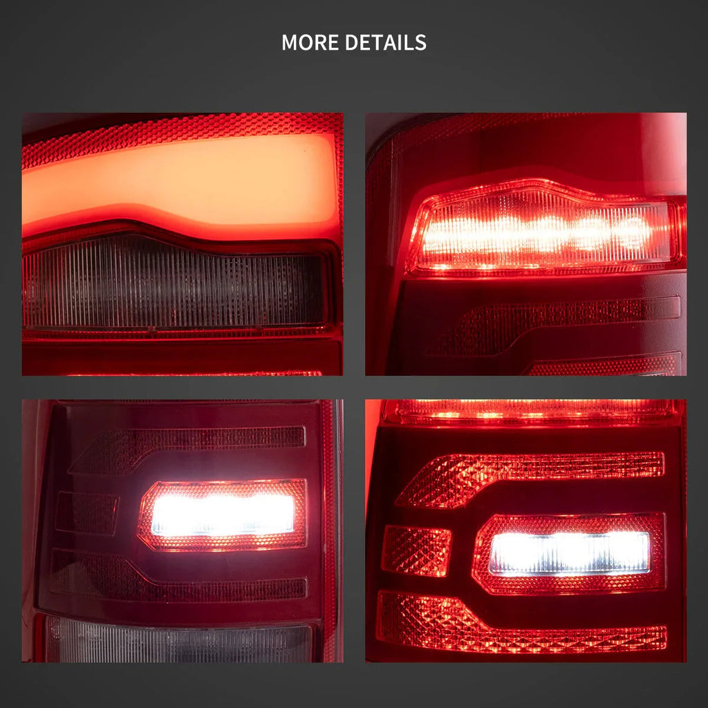 Vland LED Tail Lights Assembly for 2009-2018 Dodge Ram 4th Gen (DS/DJ/D2)