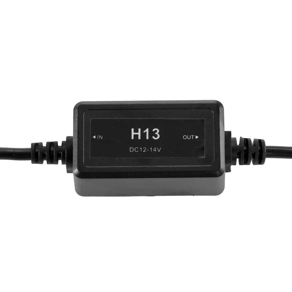 Auxbeam H13/9008 C10-MODEL Enhanced LED Headlight Bulbs Decoder Anti-Flicker