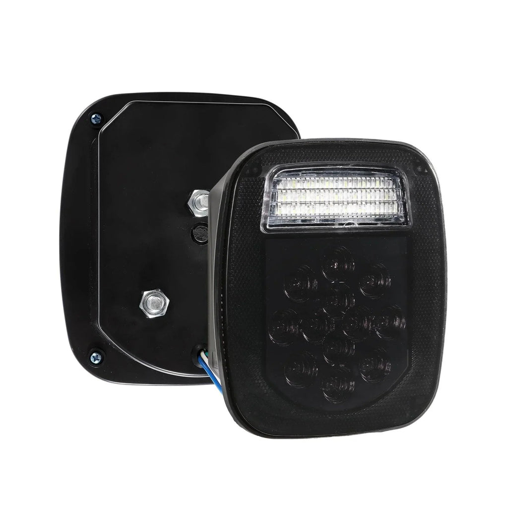 Auxbeam Universal Tail Lights for Wrangler YJ TJ CJ Truck Trailer Van Boat