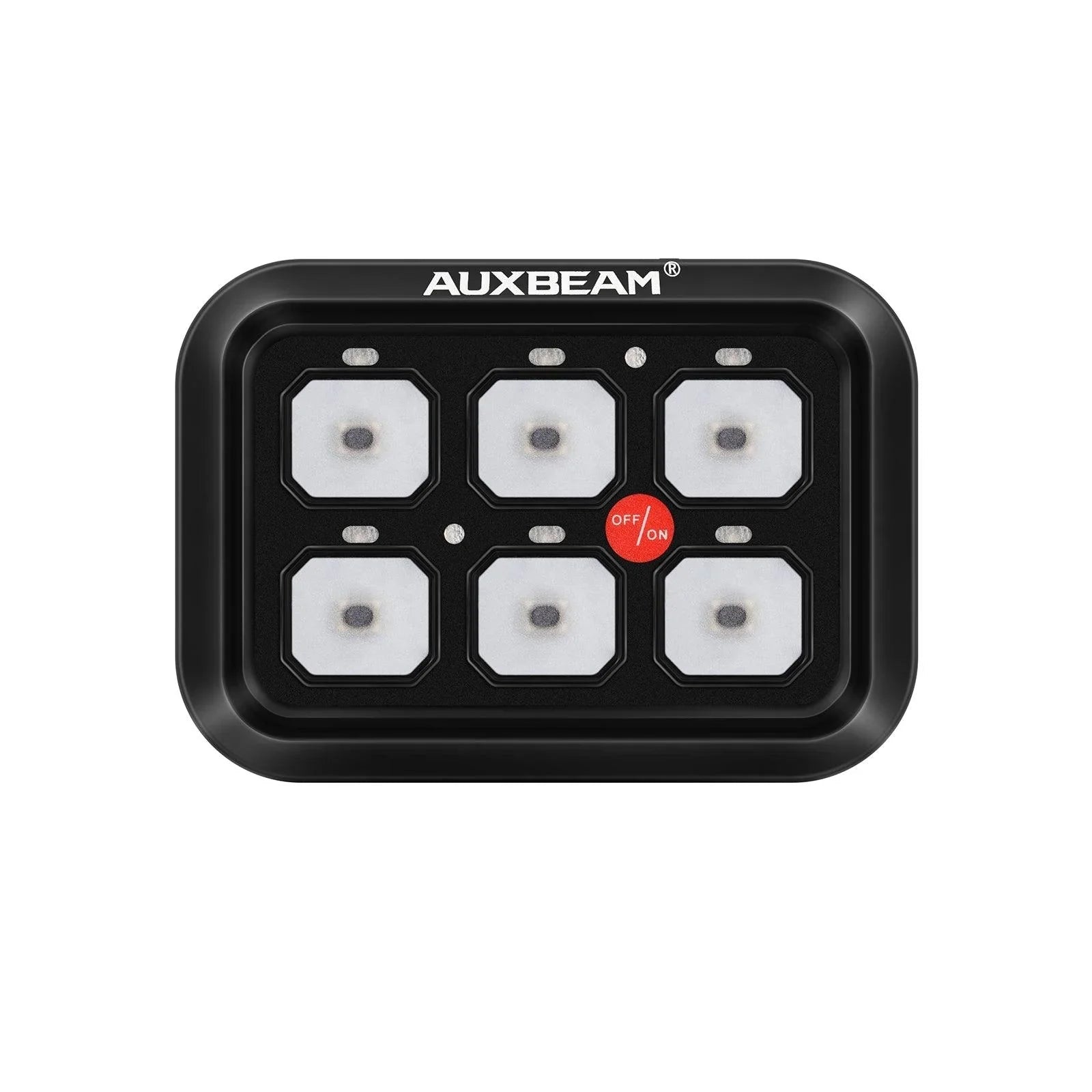 Single Series 6 Gang (BC60) LED Switch Panel, Off Road Light Controller (Blue)