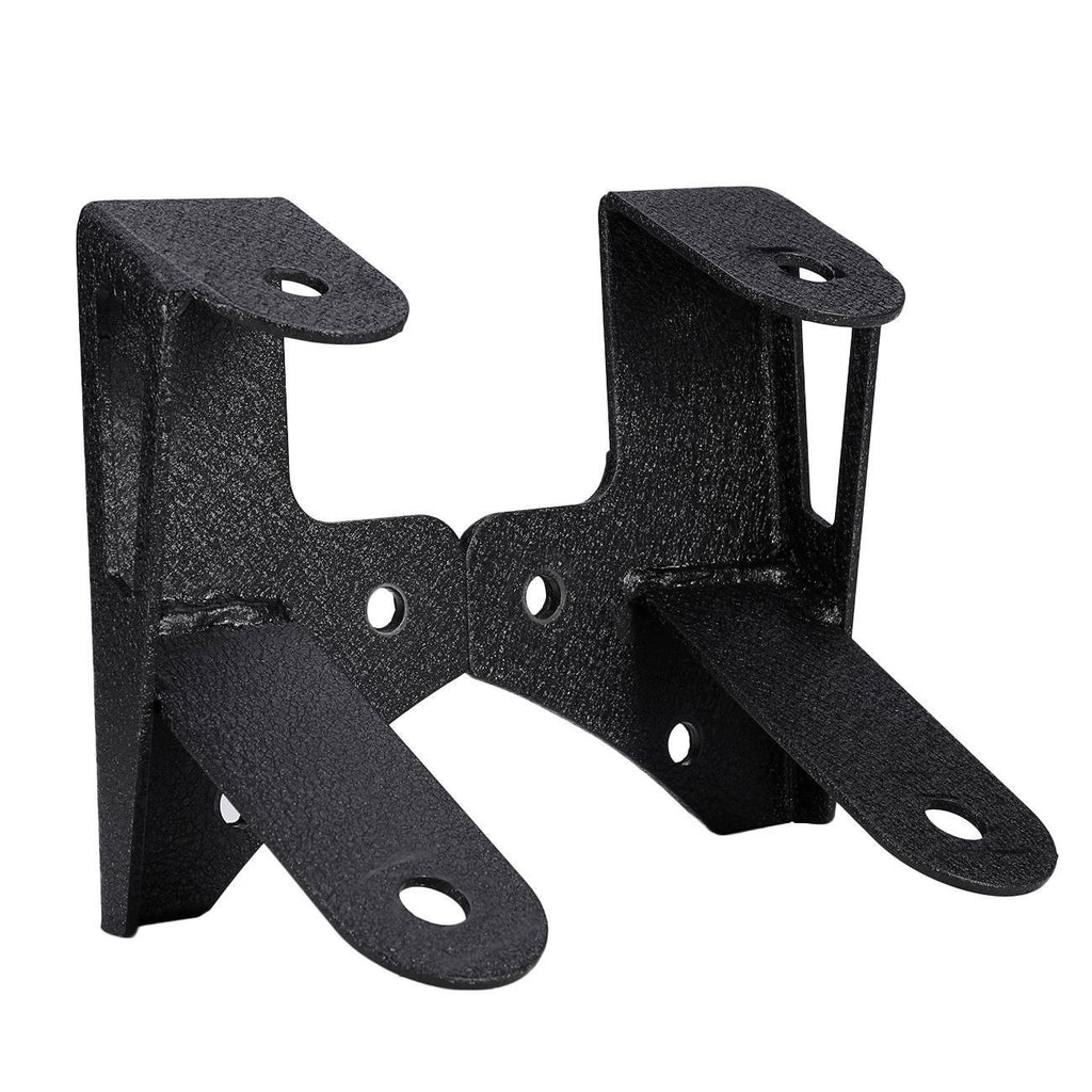 Auxbeam Dual A-Pillar Pods Light Windshield Mount for Jeep Wrangler JK 2007-2017