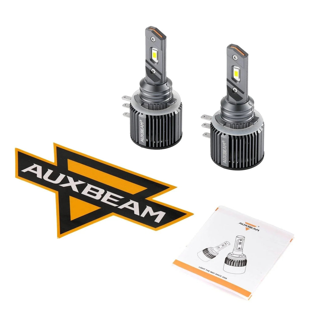 Auxbeam H15 LED Headlight Bulbs 70W High Beam Daytime Running 2 Bulbs