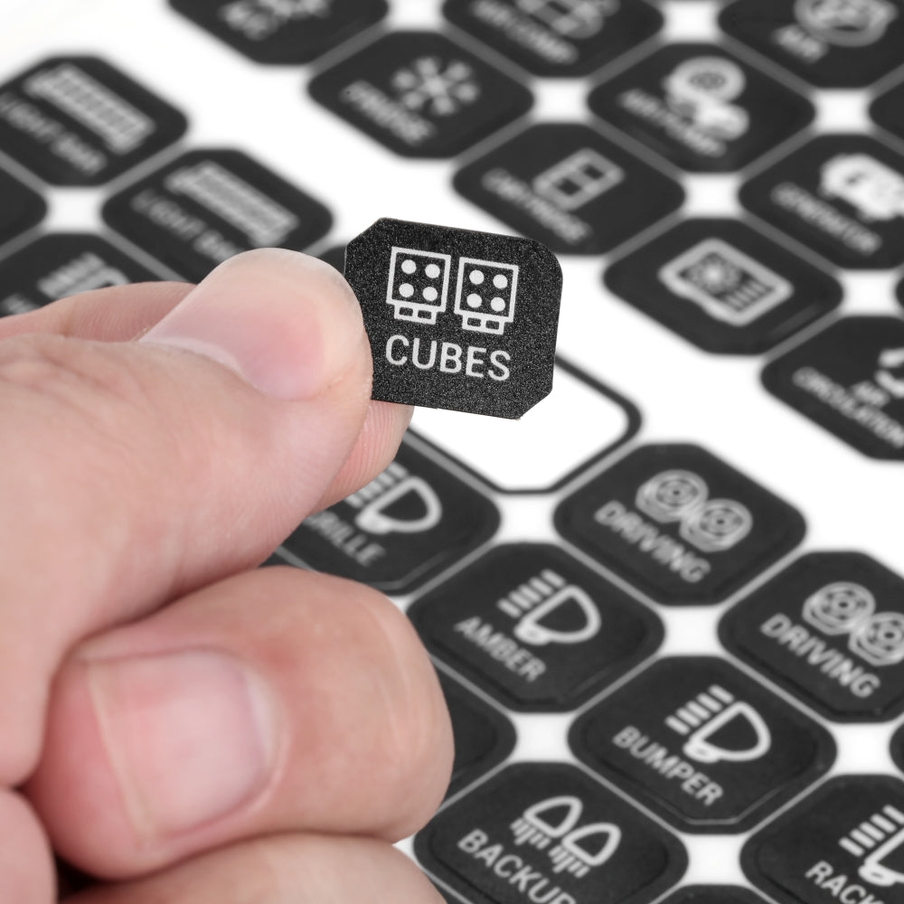 Auxbeam 160 Universal Stickers for KS-80 Knob Switch Panel
