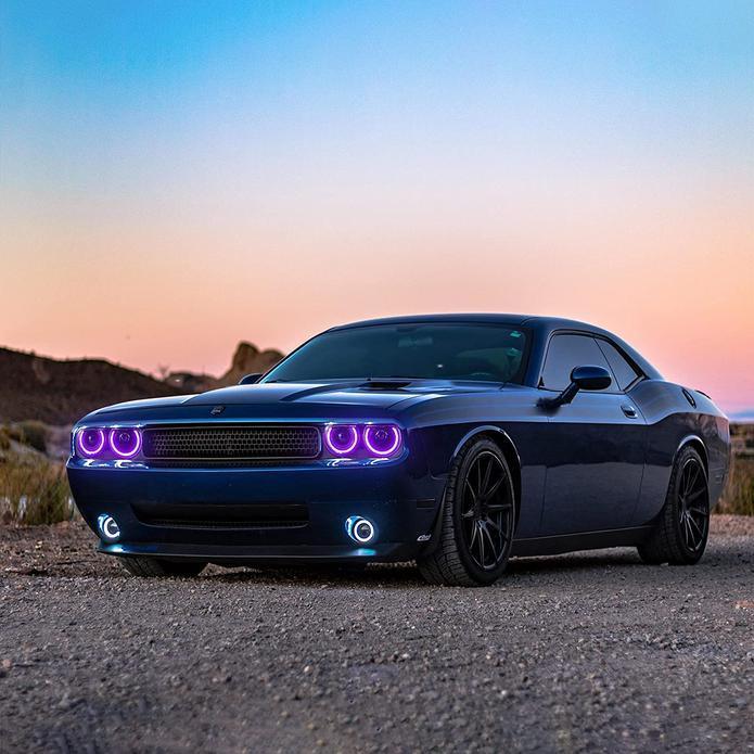 Vland LED Headlight Assembly for 2008-2014 Dodge Challenger 3rd Gen Pre-Facelift