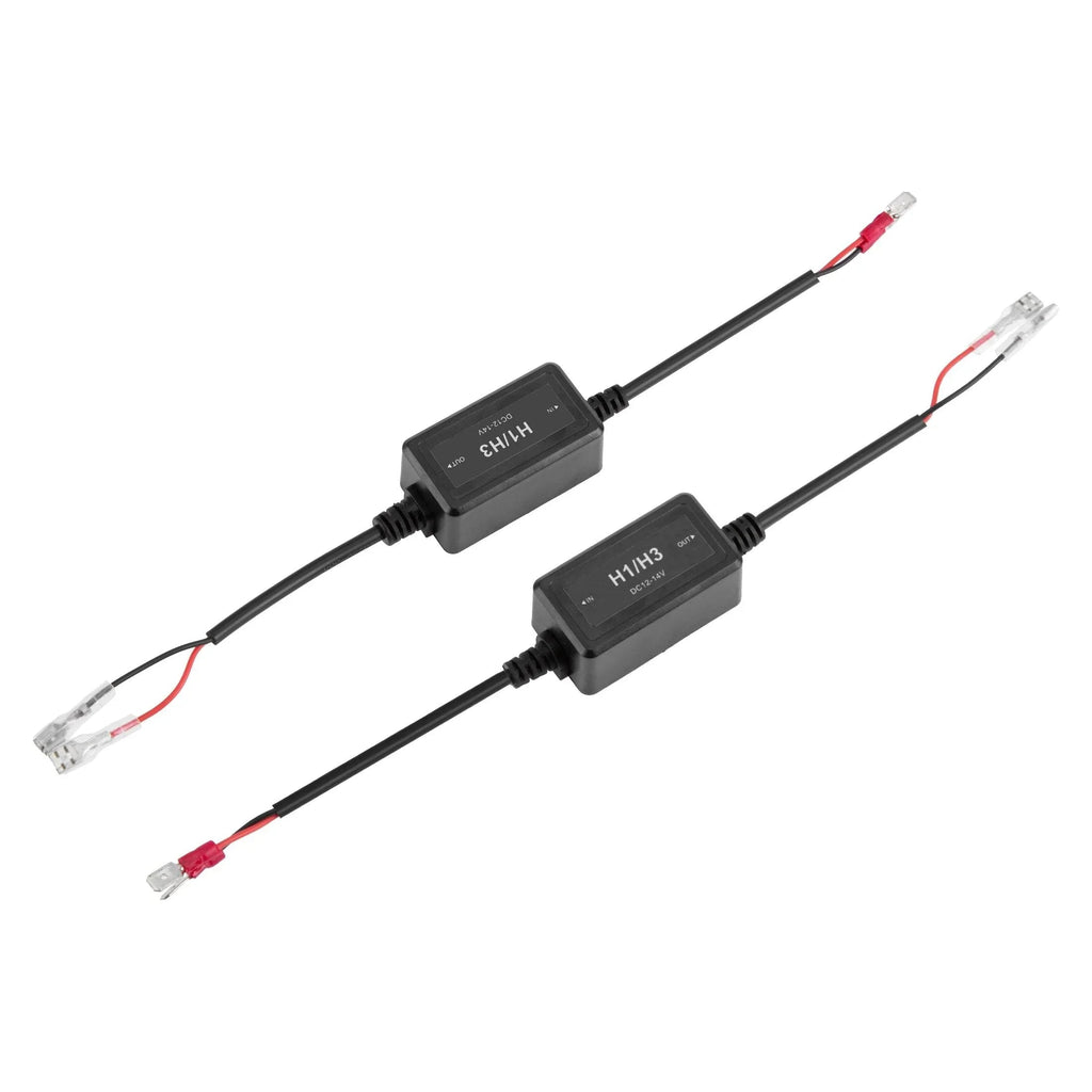 Auxbeam H1/H3 C10-Model Enhanced LED Headlight Bulbs Decoder Anti-flicker Hyper