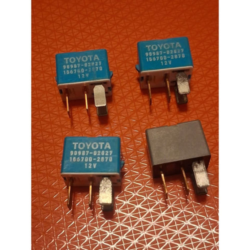10pc Toyota Lexus OEM Relay Mixed Lot Denso 90987-02027 98987-82028 90987-04003