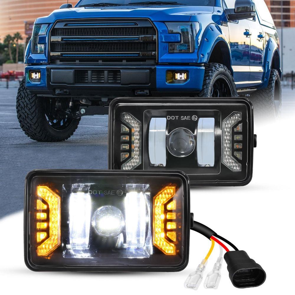 Auxbeam LED Fog Lights Assembly with DRL/ Turn Signal for Ford F150 2015-2020