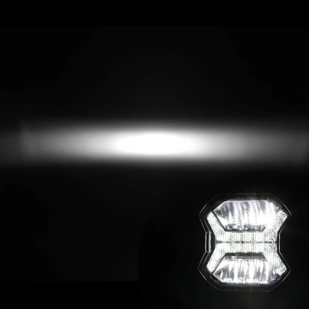 Auxbeam 4 Inch LED Fog Lights with White DRL for Jeep Wrangler JL 2018-2021