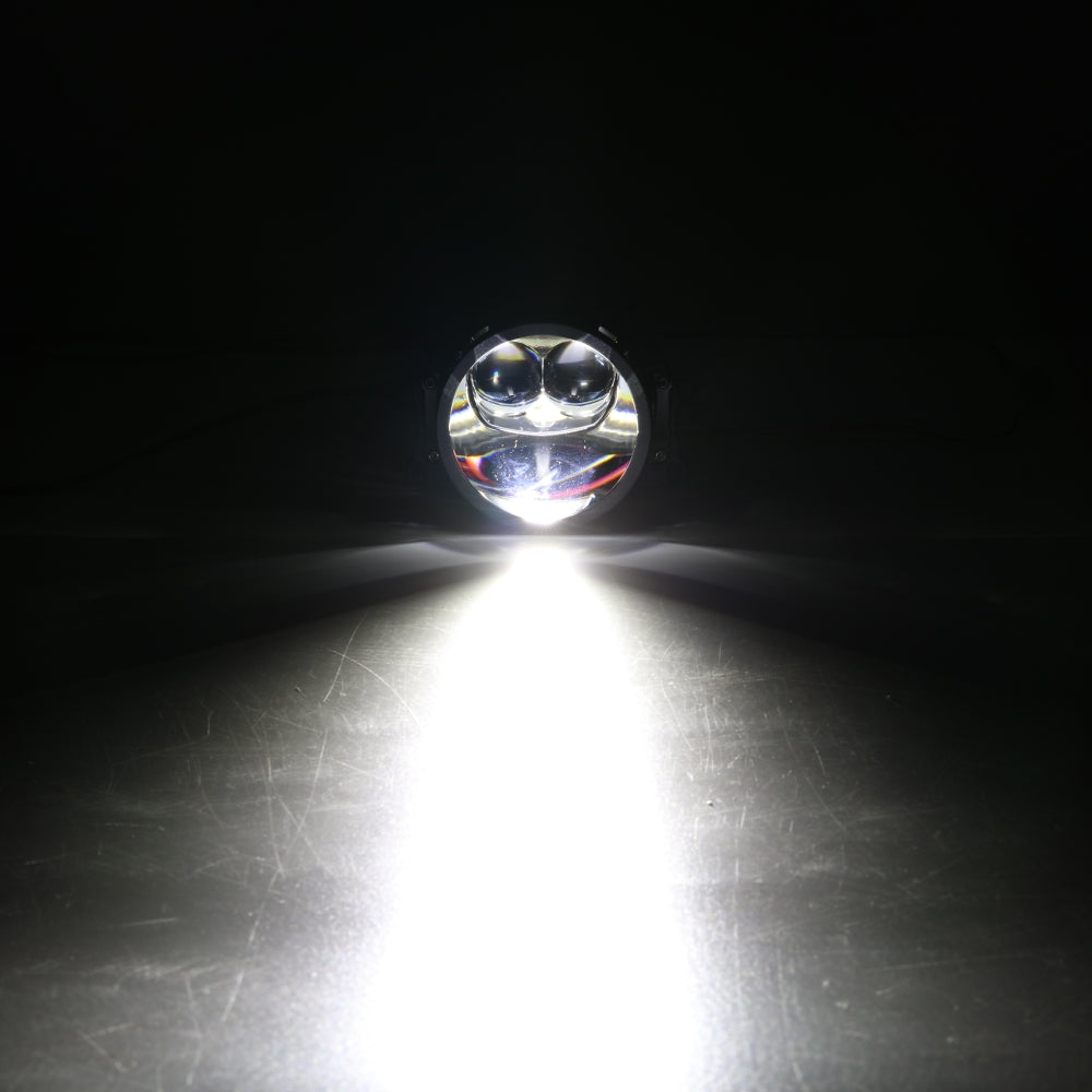 Auxbeam 3 Inch 160W 6000K Bi-LED Projector Headlight Dual Laser Beam S8 Series