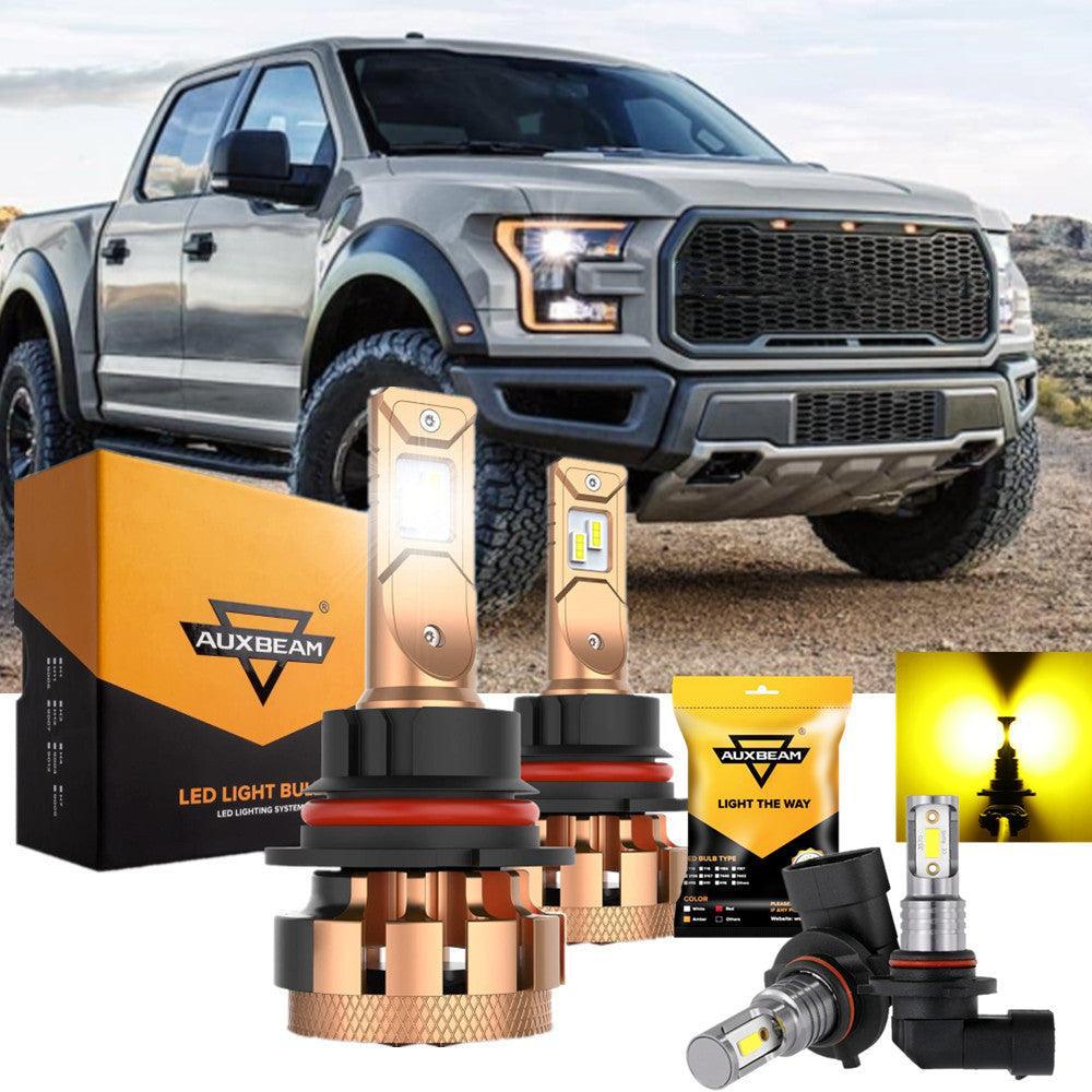 Auxbeam F-16 Plus Series 9007 LED High/Low Beam Bulb for 2004 Ford F150 Heritage