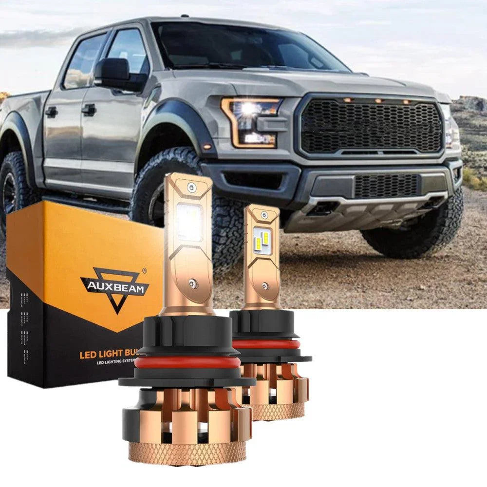 Auxbeam F-16 Plus Series 9007 LED High/Low Beam Bulb for 2004 Ford F150 Heritage