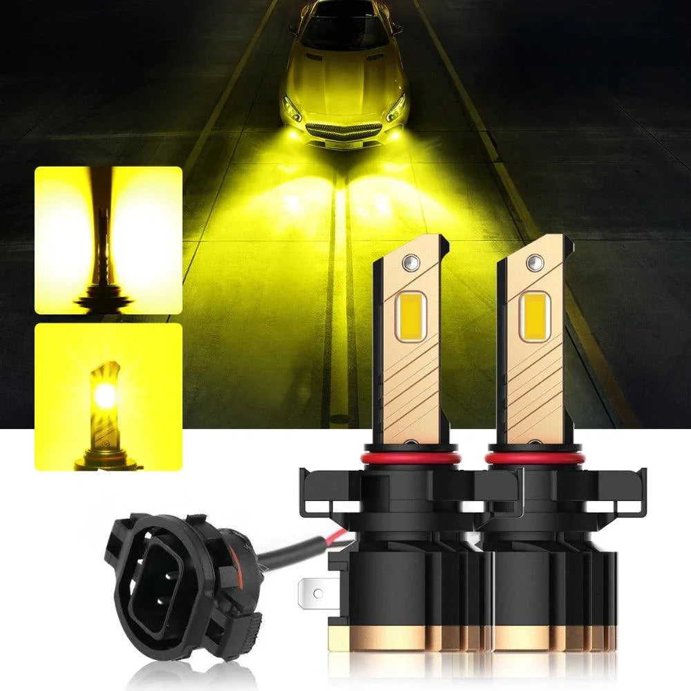 Auxbeam F-16 Plus Series LED High/Low Beam Bulb Bundle for 2007-2014 GMC Yukon