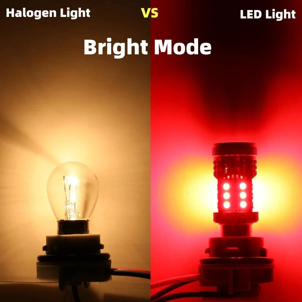 Auxbeam 1157 BAY15D 1156 BA15S BAU15S White Amber Red No Hyper Flash LED Turn