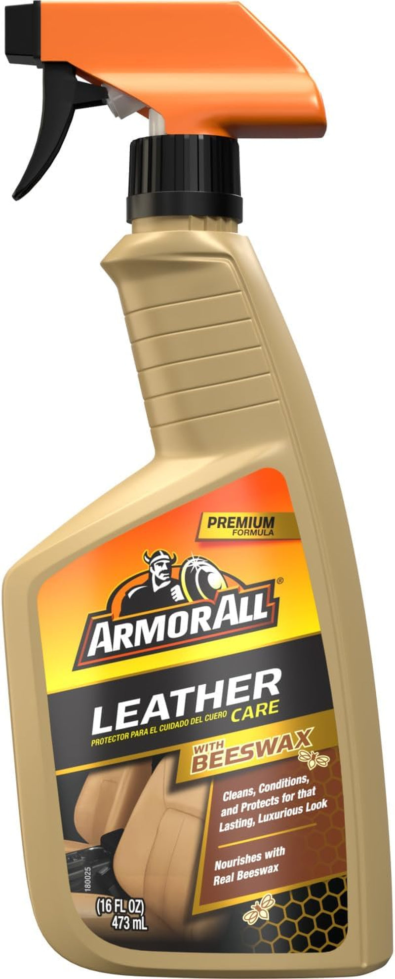 Armor All Leather Care Spray with Real Beeswax - Cleaner, Conditioner & Protectant (16 fl oz)