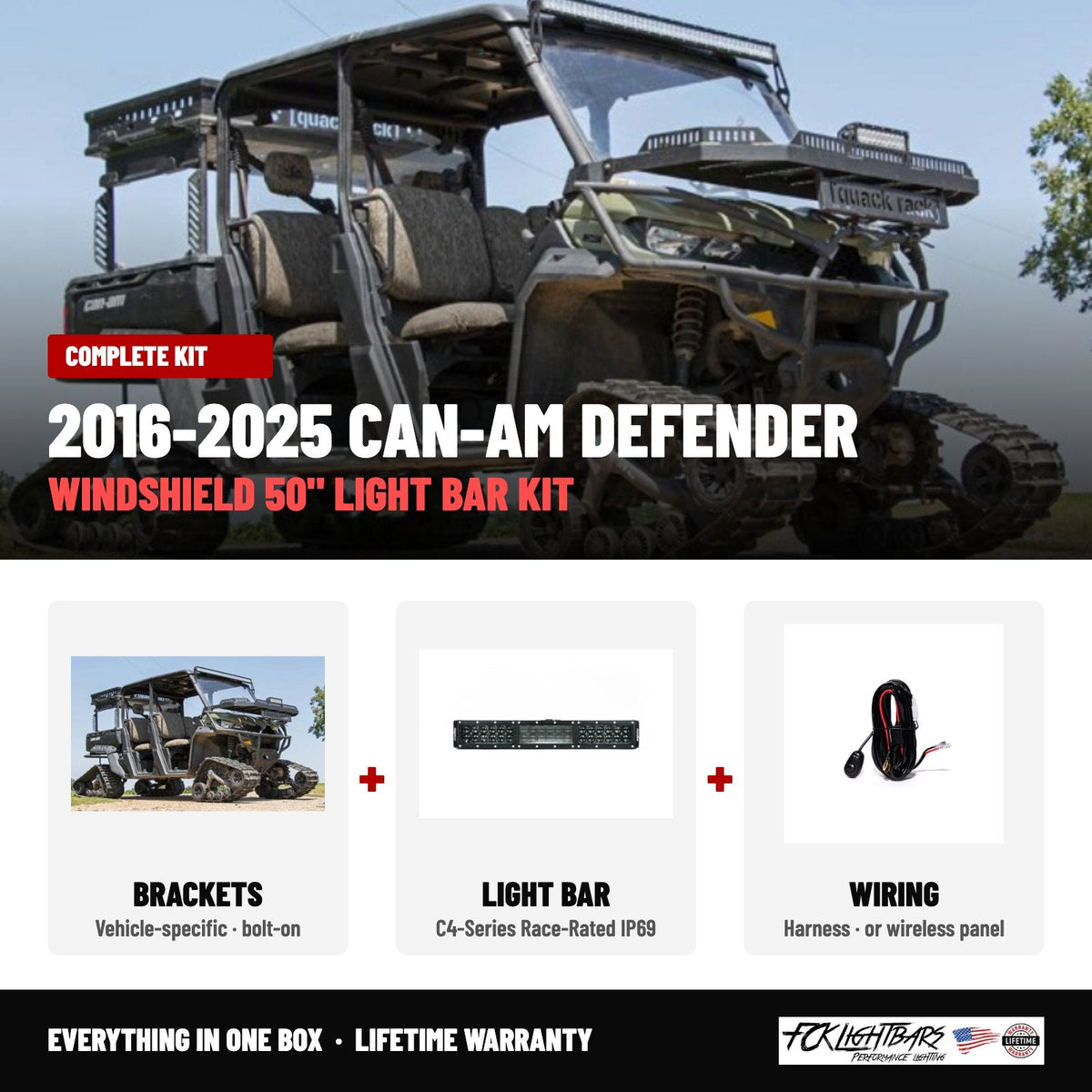 Complete kit: C4-Series Race-Rated IP69