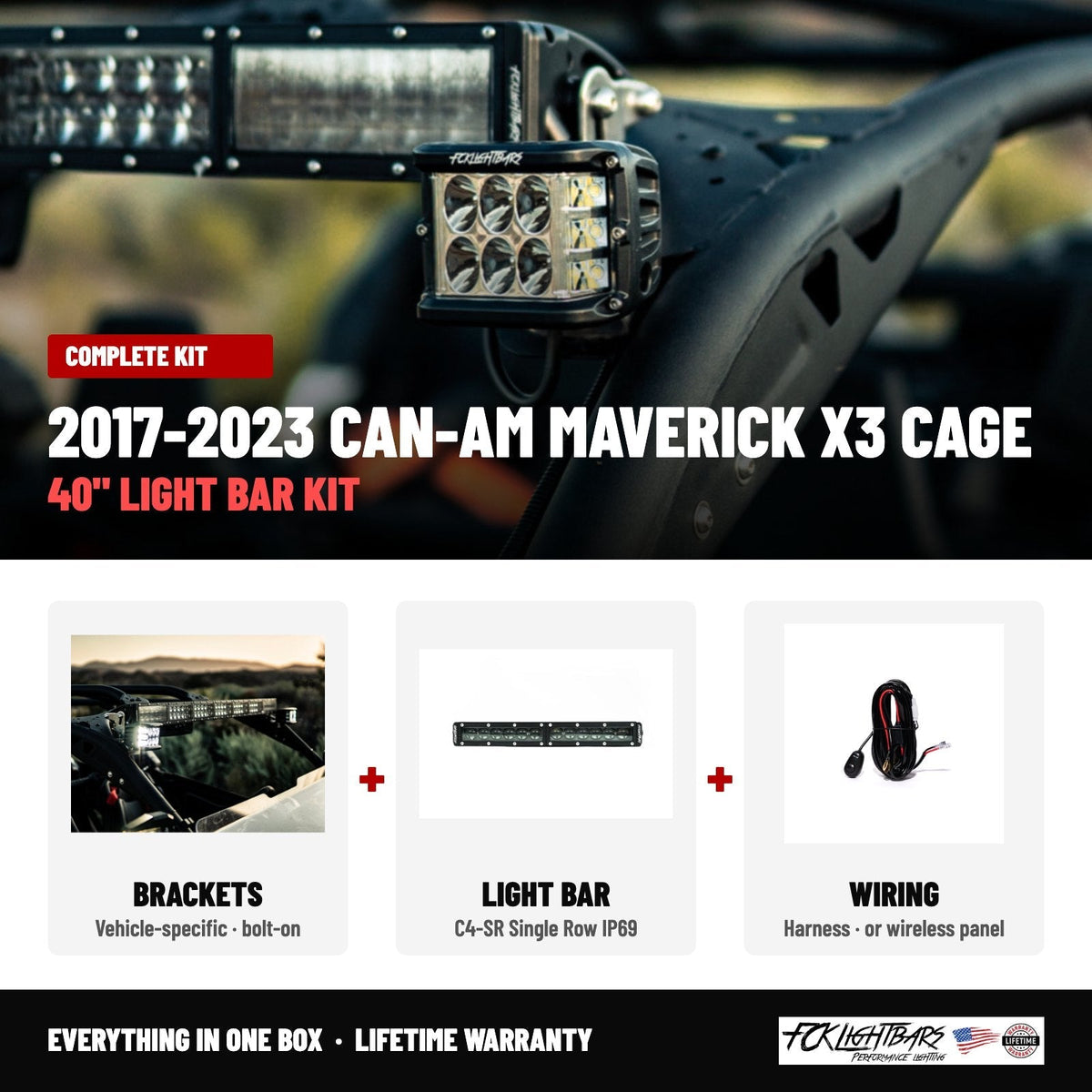 Complete kit: C4-SR Single Row IP69