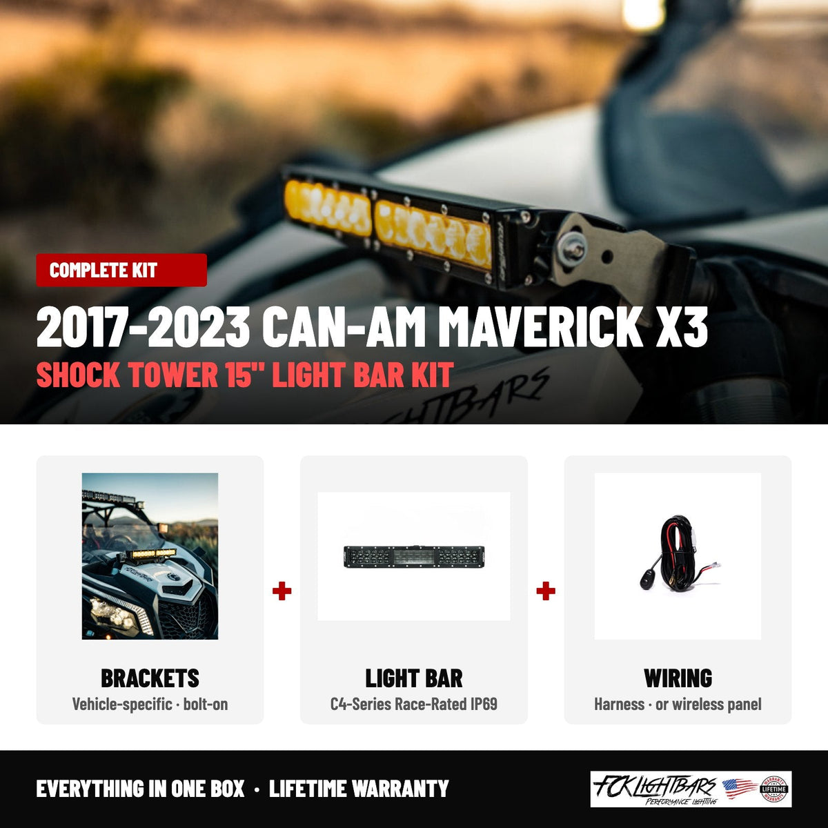 Complete kit: C4-Series Race-Rated IP69