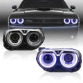 Vland LED Headlight Assembly for 2015-2024 Dodge Challenger 3rd Gen Facelifted