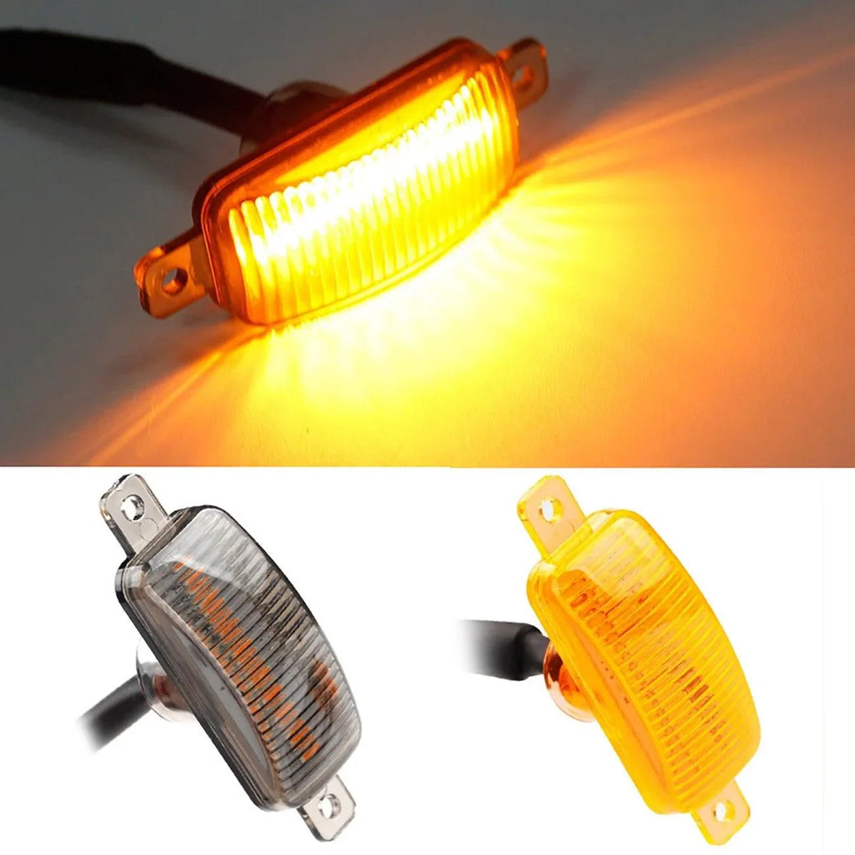 Auxbeam LED Front Hood Grille Lights Raptor Style Amber Light Fit for Pickup