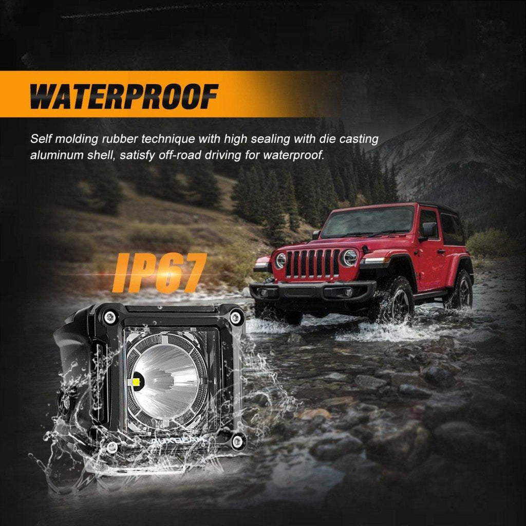 3 inch 40W LED Pod Lights With DRL for SUV ATV UTV Trucks Pickup Boat
