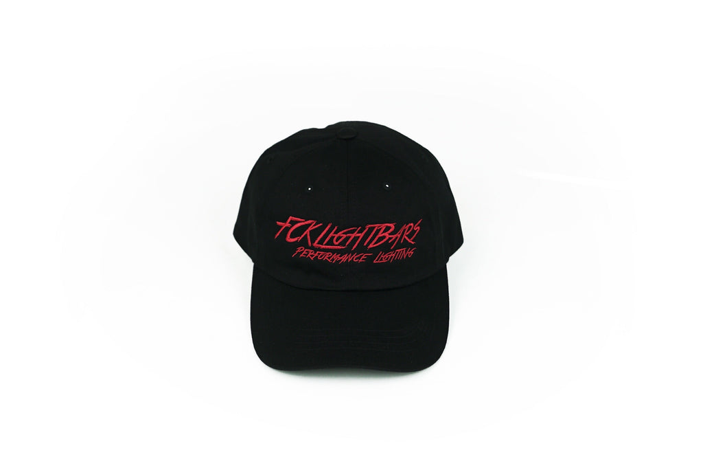 Black and Red Classic Hat by FCK LightBars