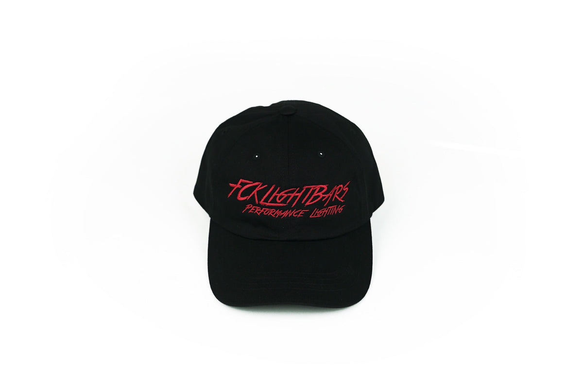 Black and Red Classic Hat by FCK LightBars