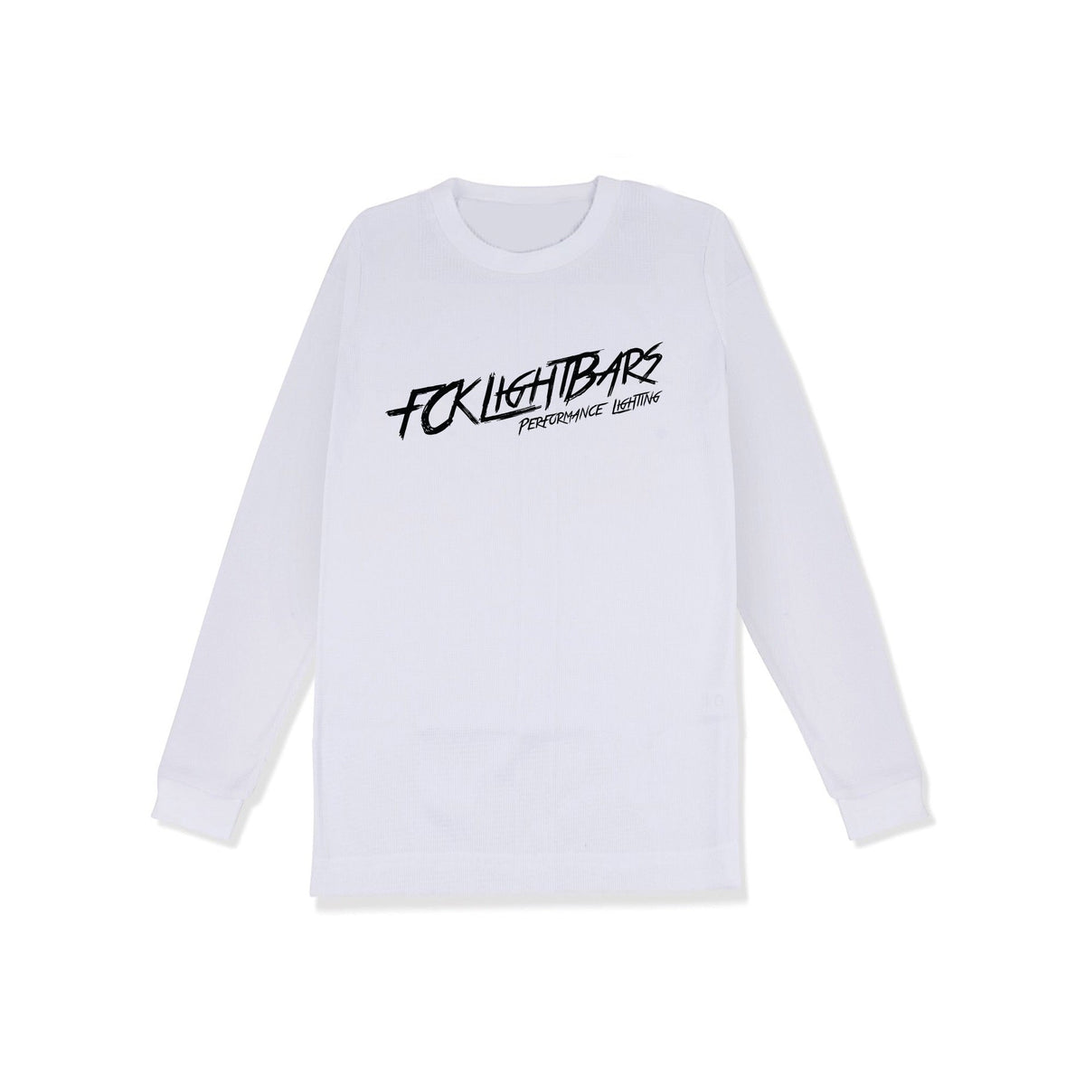 Long Sleeve T-Shirt (White/Black) Front
