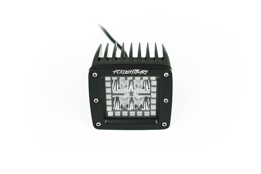 High-Output RGB Pod Lights Front View