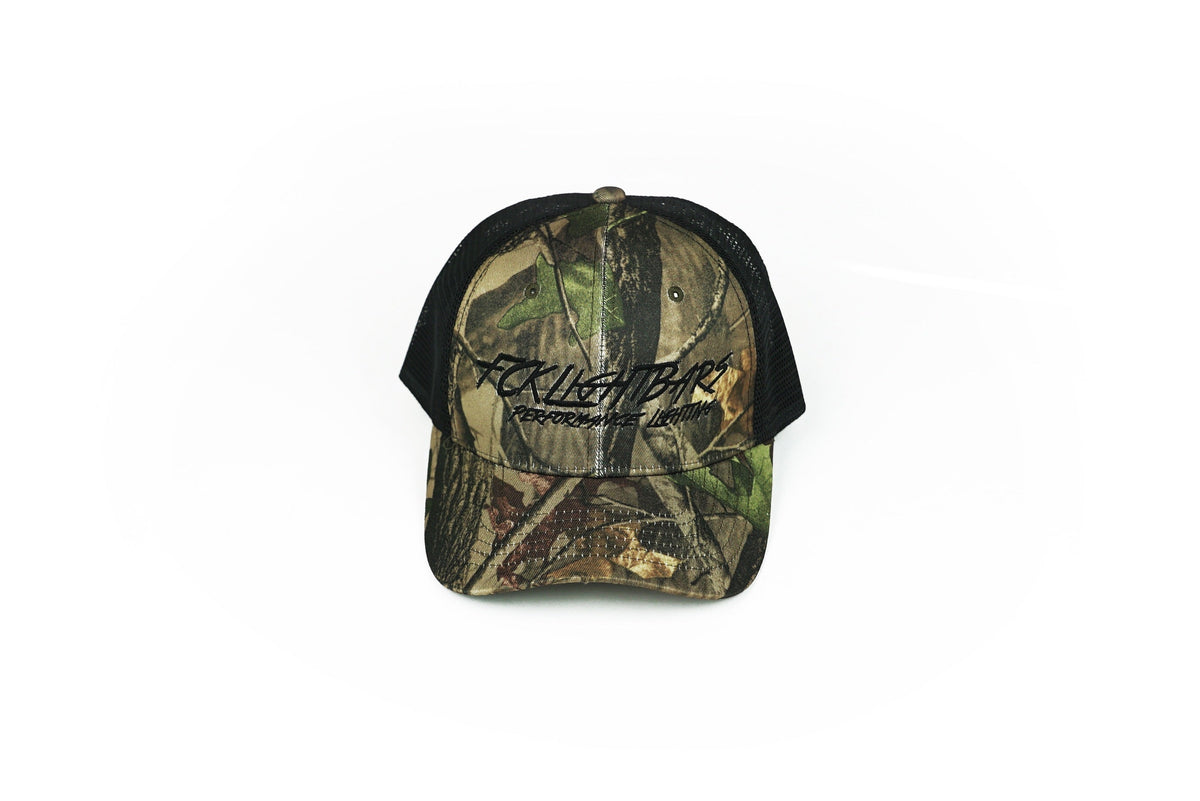 Camo Snapback Hat (Black)