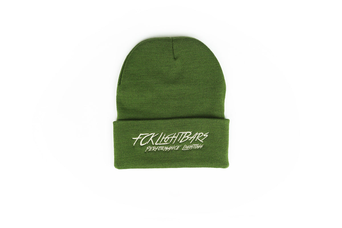 Classic Beanie in Green by FCK Lightbars