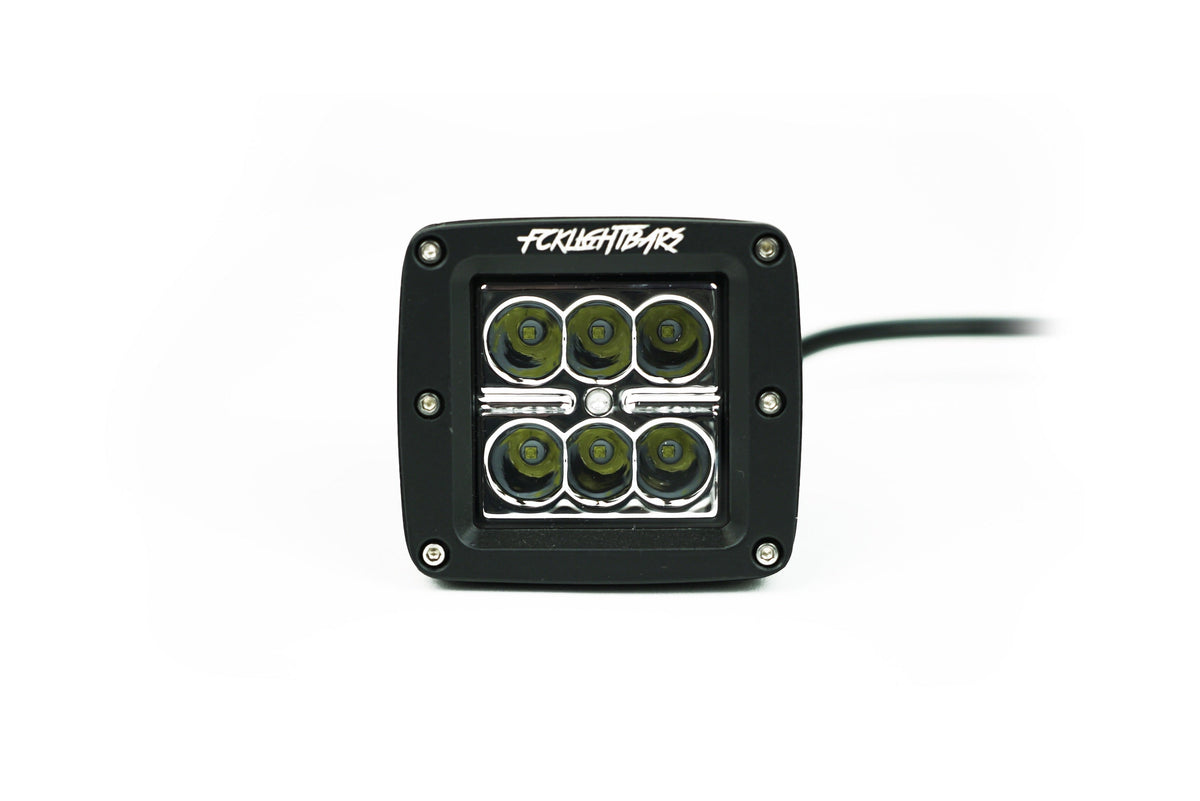 P-3 High-Output 3" Cubes - FCK Lightbars LED pods included in vehicle specific light kits