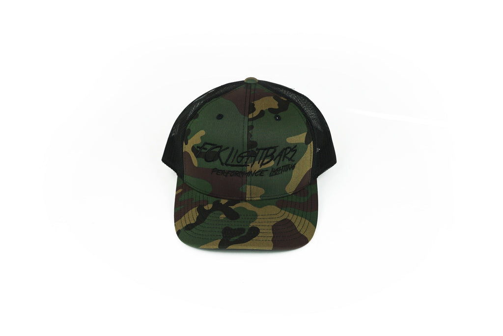Snapback Hat (Camo and Black)