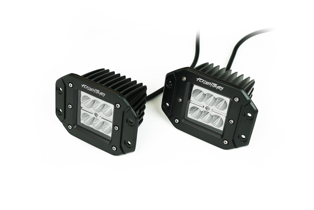 tested P-3 flush mount led pods