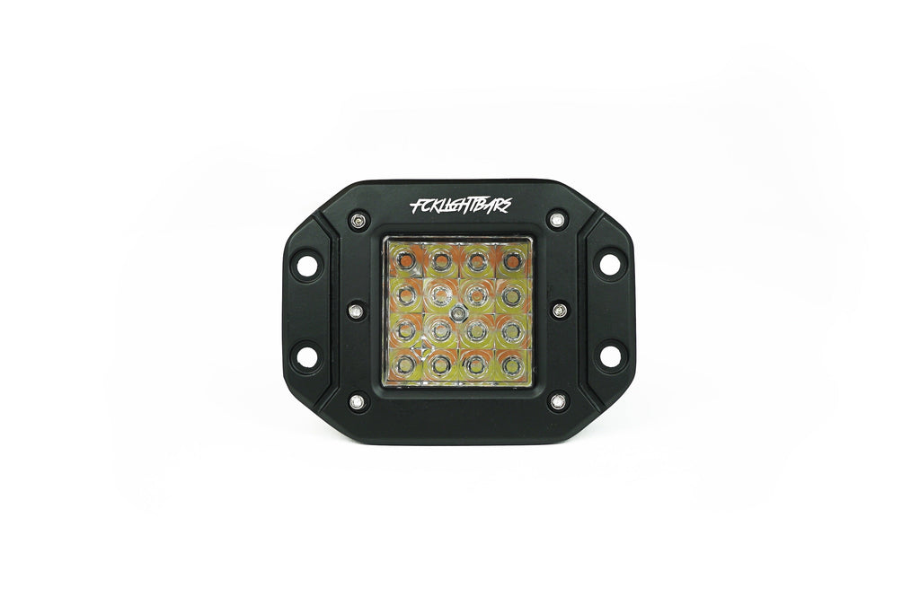 Dual Purpose Chase Flush Mount LED Light Pods in Amber