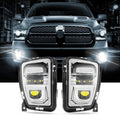 Auxbeam 36W LED Fog Lights for Dodge Ram 1500 2013-2018