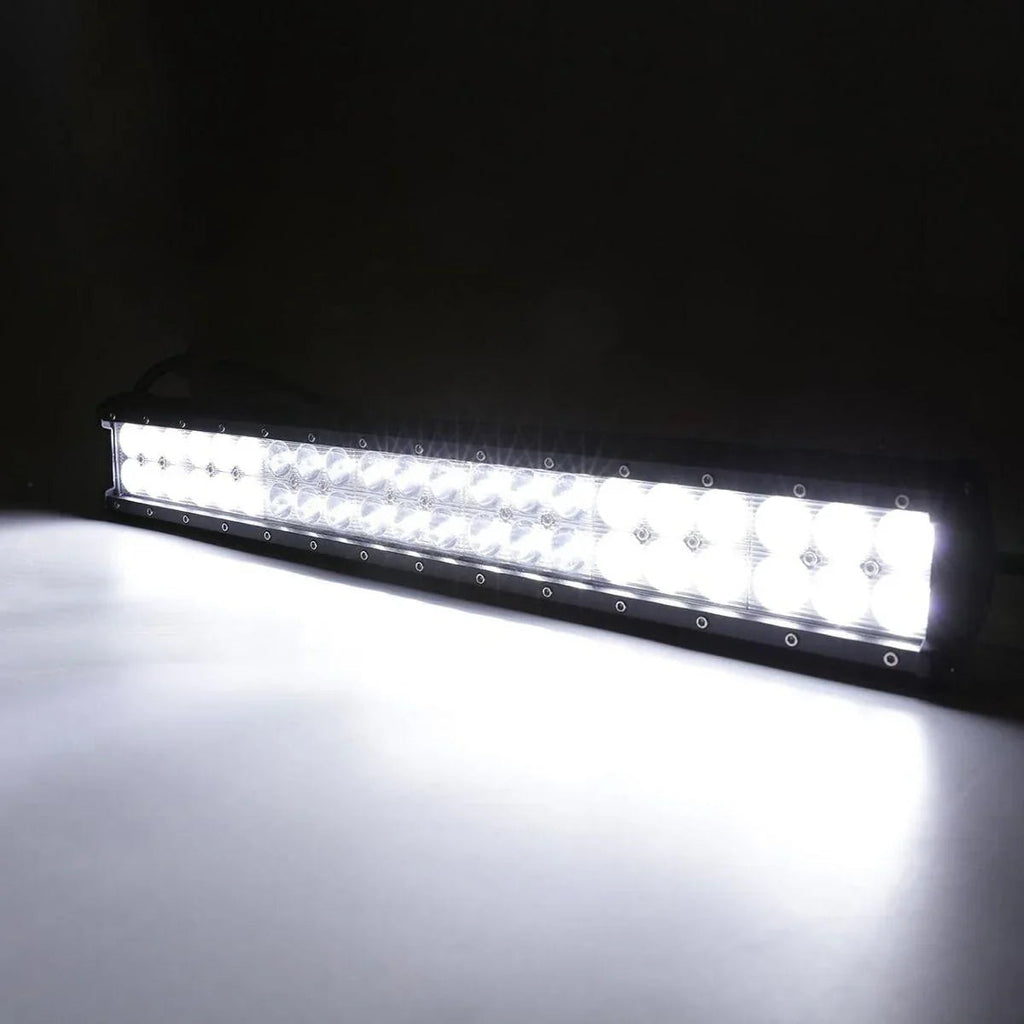 Auxbeam 20 inch Classic-SM Series Dual Row LED Light Bar 6000K White Combo